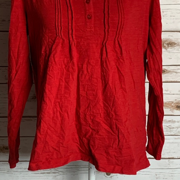 St.‎ John's Bay Long Sleeve Red Top Women's Size XL - Picture 2 of 3